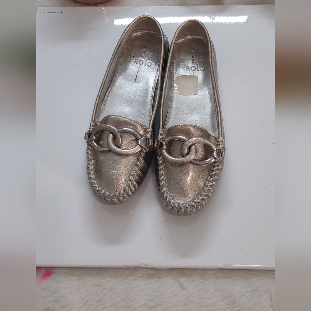 Paolo Women's Silver Loafers